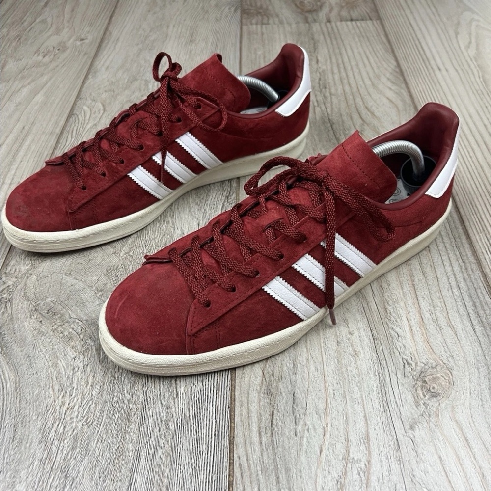 Size 11.5 - Adidas Campus 80s Collegiate Burgundy